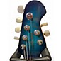 Used Ernie Ball Music Man LTD JP6 PIEZO SPARKLE BLUE FADE Solid Body Electric Guitar