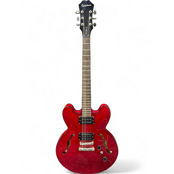 Used Epiphone Dot Studio Faded Cherry Hollow Body Electric Guitar