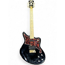 Used D'Angelico DELUXE BEDFORD Black Solid Body Electric Guitar