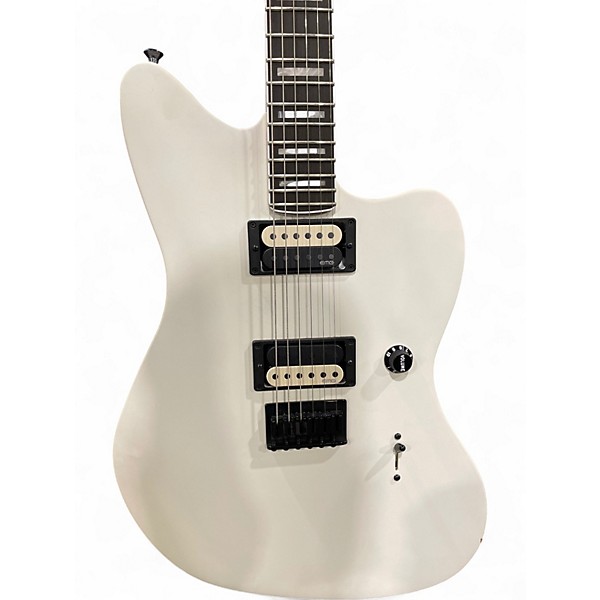 Used Fender Jim Root Signature Jazzmaster White Solid Body Electric Guitar