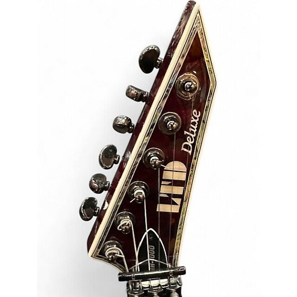 Used ESP LTD MH1000 Crimson Red Trans Solid Body Electric Guitar