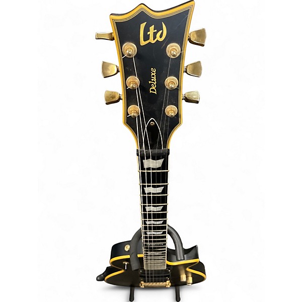 Used 2014 ESP LTD EC1000 Deluxe Vintage Black Solid Body