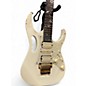 Used 2005 Ibanez JEM7V Steve Vai Signature White Solid Body Electric Guitar