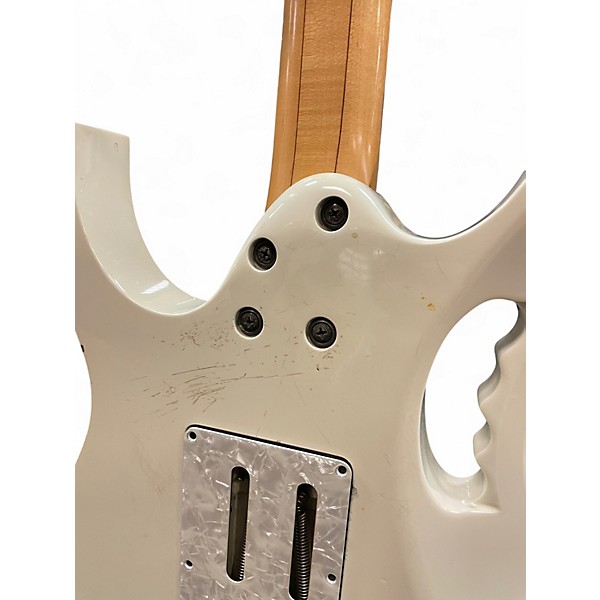 Used 2005 Ibanez JEM7V Steve Vai Signature White Solid Body Electric Guitar