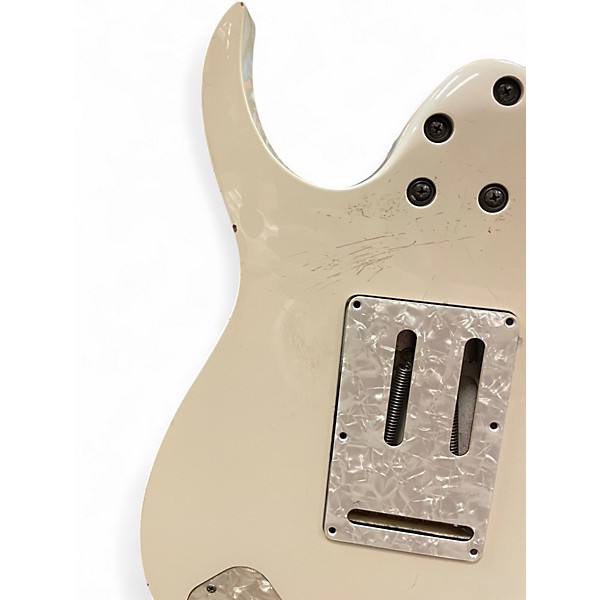 Used 2005 Ibanez JEM7V Steve Vai Signature White Solid Body Electric Guitar