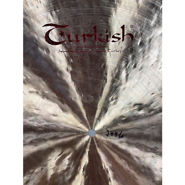 Used Turkish Cymbals 22in 22" Millennium Flat Ride Cymbal