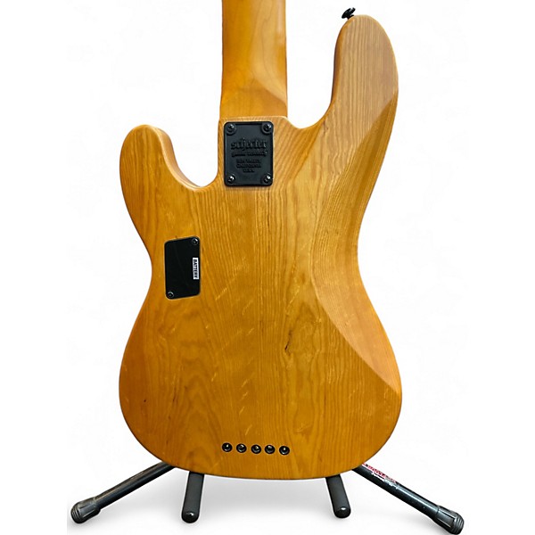 Used Schecter Guitar Research Model T 5 Natural Electric Bass Guitar