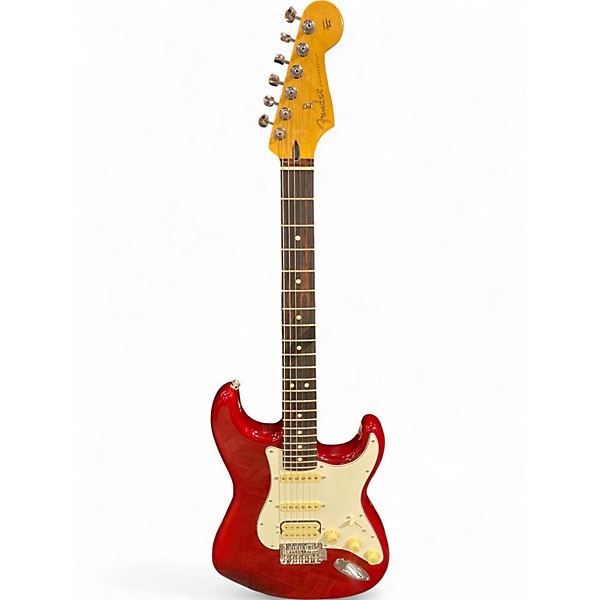 Used Fender Player II Stratocaster Chambered Mahogany HSS Transparent Red Solid Body Electric Guitar