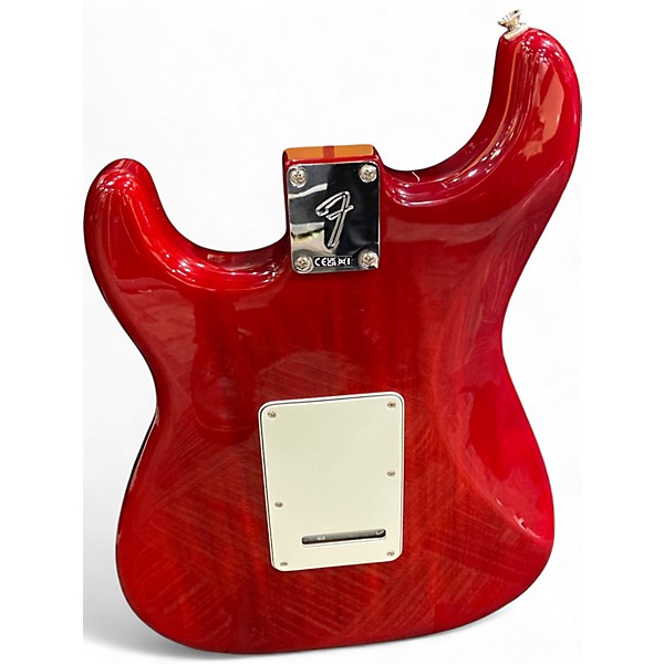 Used Fender Player II Stratocaster Chambered Mahogany HSS Transparent Red Solid Body Electric Guitar