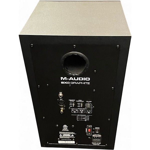 Used M-Audio BX8 GRAPHITE Powered Monitor
