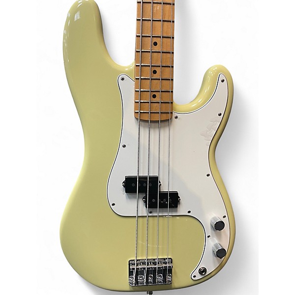 Used 2024 Fender Player Precision Bass Antique White Electric Bass Guitar