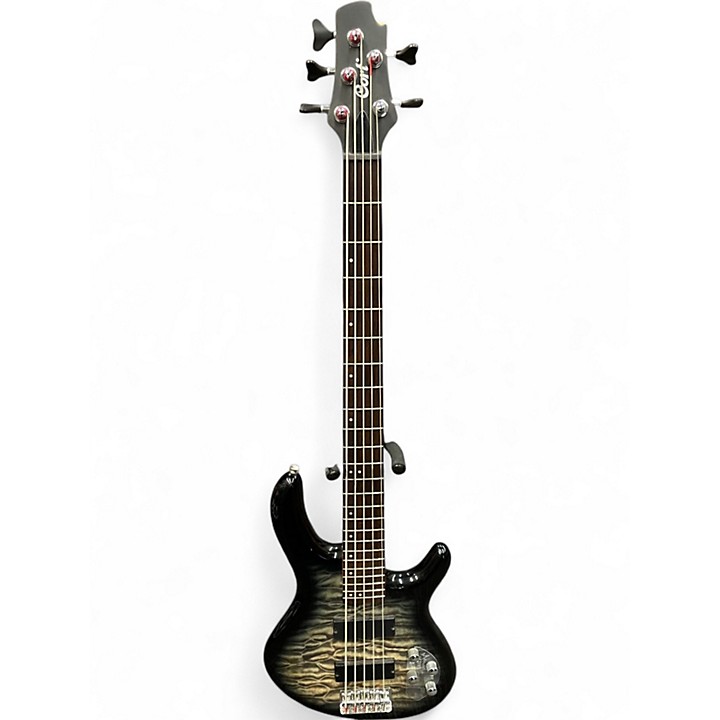 Used Cort Action V DLX Green Burst Electric Bass Guitar