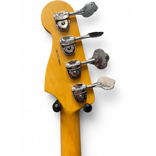 Used 2021 Fender American Professional II Precision Bass Antique White Electric Bass Guitar