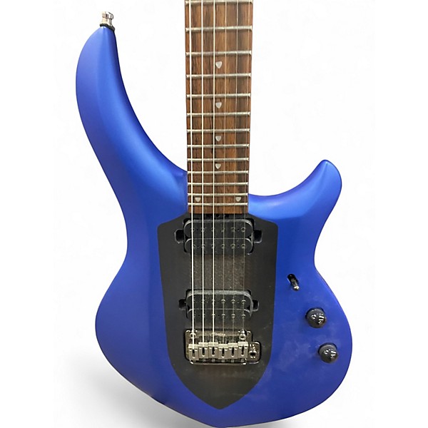 Used Sterling by Music Man MAJ100 Purple Solid Body Electric Guitar