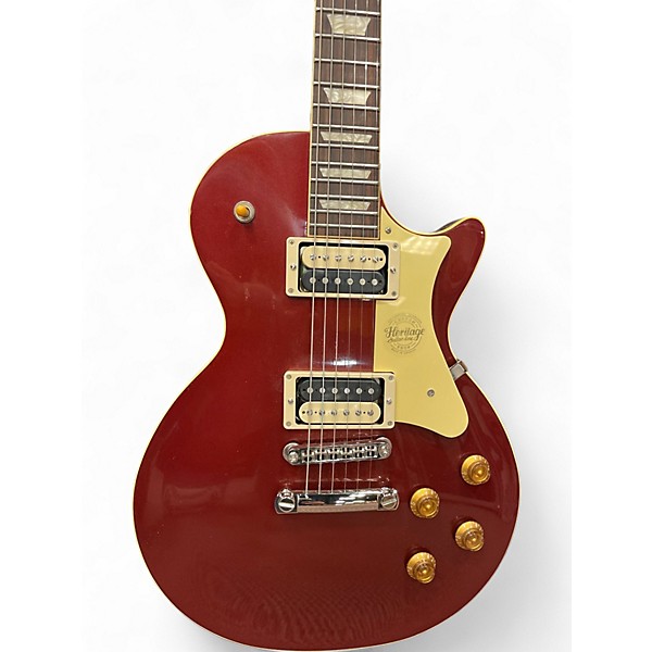 Used 2024 Heritage Custom Shop Factory Special H-150 Plain Top Burgundy Solid Body Electric Guitar