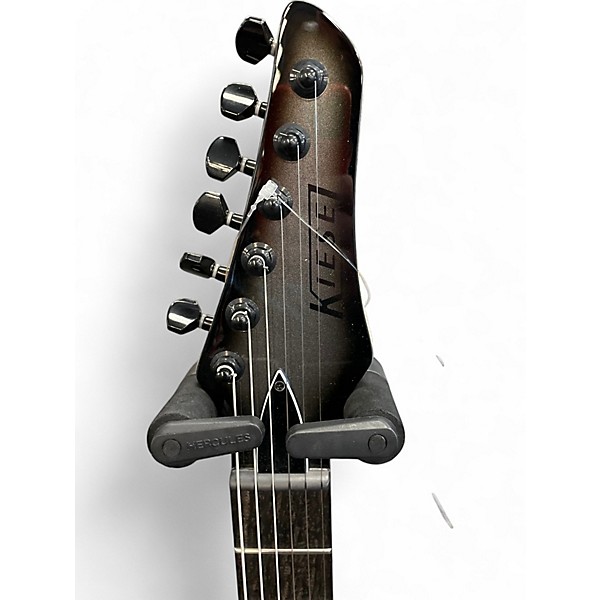 Used Kiesel Custom Aries 2 silver burst Solid Body Electric Guitar