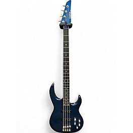 Used Carvin lb74 blue sparkle Electric Bass Guitar