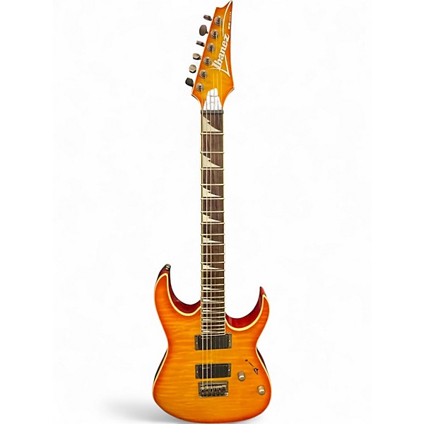 Used Ibanez RG3EX1 2 Tone Sunburst Solid Body Electric Guitar