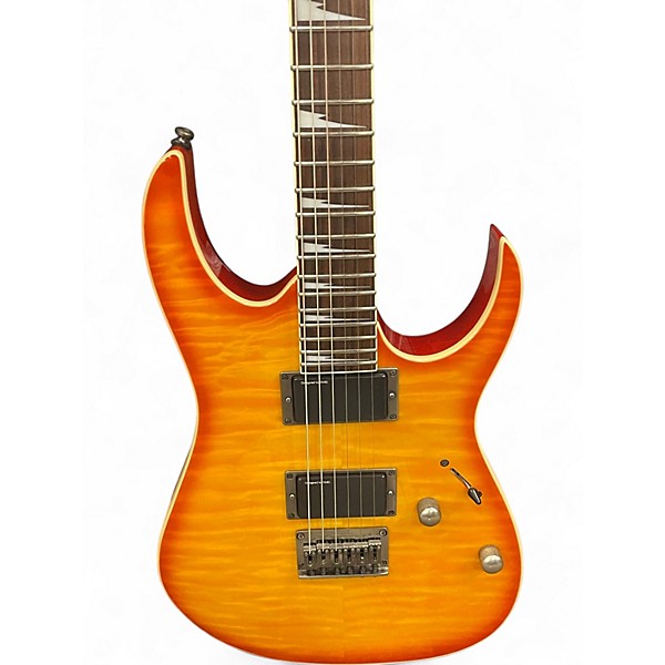 Used Ibanez RG3EX1 2 Tone Sunburst Solid Body Electric Guitar