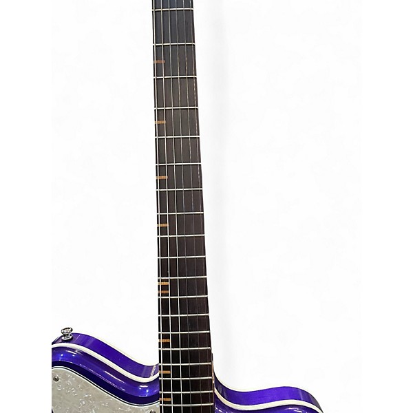 Used Redeemed Guitars Deville Purple Solid Body Electric Guitar