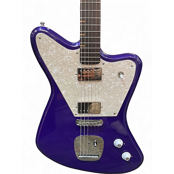Used Redeemed Guitars Deville Purple Solid Body Electric Guitar