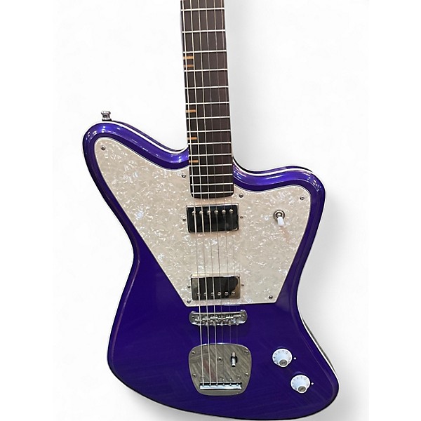 Used Redeemed Guitars Deville Purple Solid Body Electric Guitar