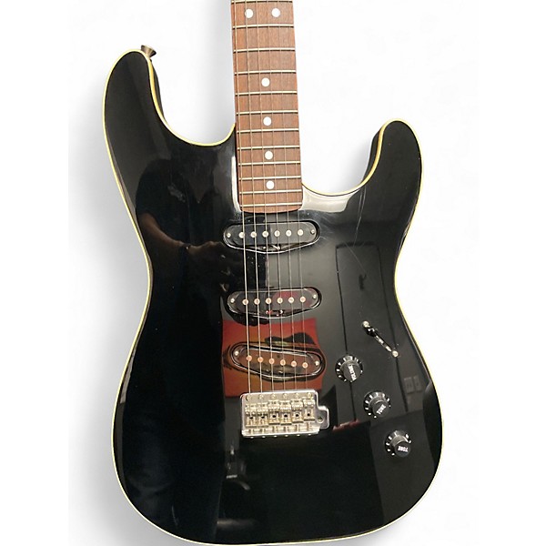 Used 2005 Fender STRATOCASTER AERODYNE CIJ MODEL #2 Black Solid Body Electric Guitar