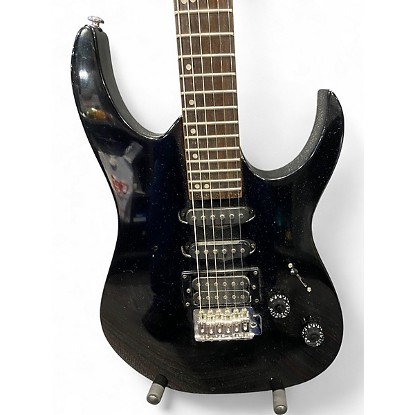 Used Washburn WR-150 Black Solid Body Electric Guitar