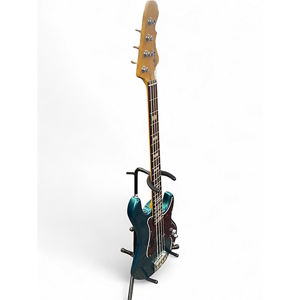 Used G&L Tribute LB100 Turquoise Electric Bass Guitar