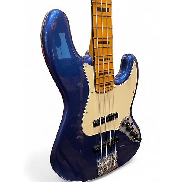 Used Fender American Ultra Jazz Bass COBALT BLUE Electric Bass Guitar