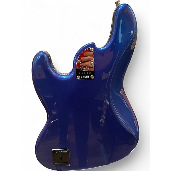 Used Fender American Ultra Jazz Bass COBALT BLUE Electric Bass Guitar