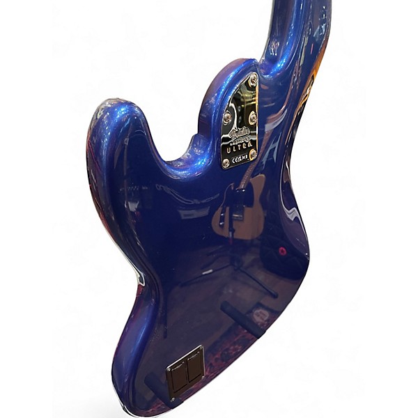 Used Fender American Ultra Jazz Bass COBALT BLUE Electric Bass Guitar