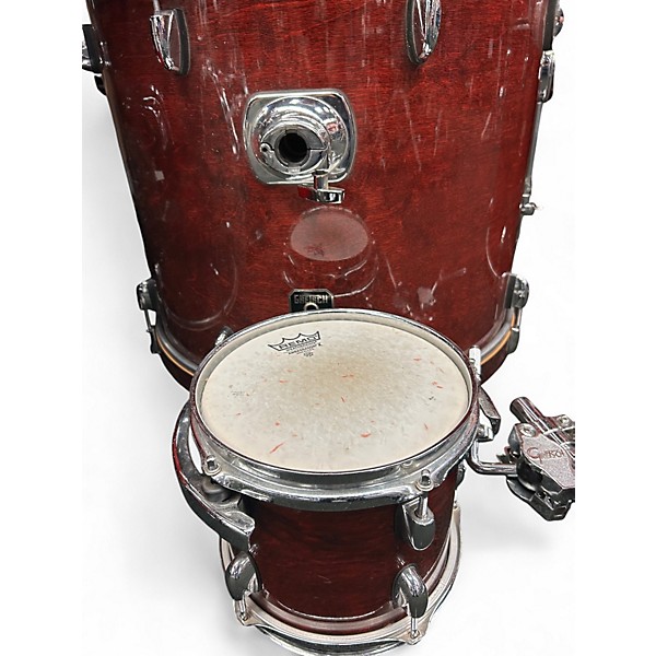 Used Gretsch Drums 6 Piece Catalina Birch Wine Red Drum Kit