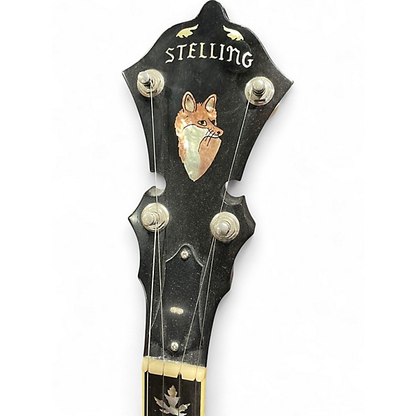 Used Stelling RED FOX TRANS BROWN Banjo