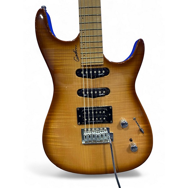 Used Godin Velocity natural burst Solid Body Electric Guitar