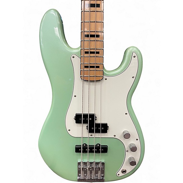Used Fender Deluxe Precision Bass Special Surf Pearl Electric Bass Guitar