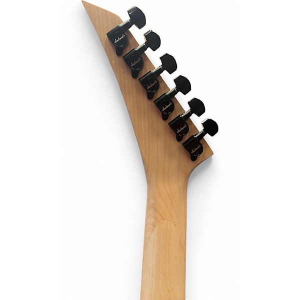 Used Jackson Dinky JS32Q Transparent Green Burst Solid Body Electric Guitar