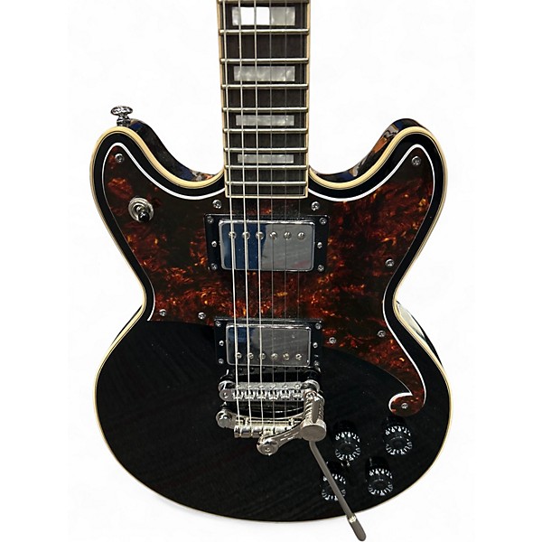 Used D'Angelico Premier Series Black Solid Body Electric Guitar