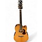 Used Cort DC6 Natural Acoustic Electric Guitar