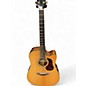 Used Cort DC6 Natural Acoustic Electric Guitar