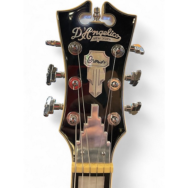 Used D'Angelico Premier Bedford SH Fiesta Red Hollow Body Electric Guitar