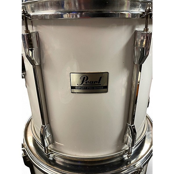 Used Pearl 4 Piece EXPORT PRO SERIES WHITE Drum Kit
