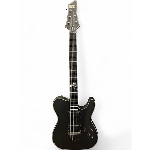 Used Schecter Guitar Research BLACKJACK SLS Black Solid Body Electric Guitar