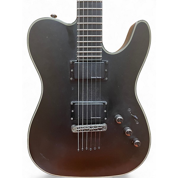Used Schecter Guitar Research BLACKJACK SLS Black Solid Body Electric Guitar