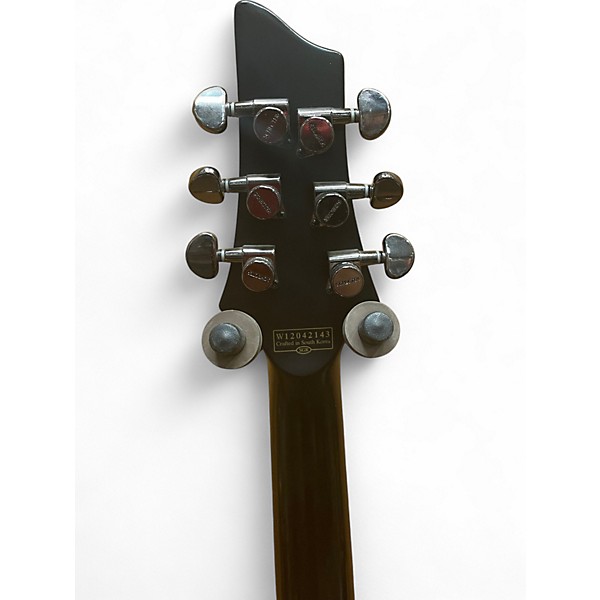 Used Schecter Guitar Research BLACKJACK SLS Black Solid Body Electric Guitar