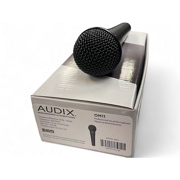 Used Audix OM11 Dynamic Microphone