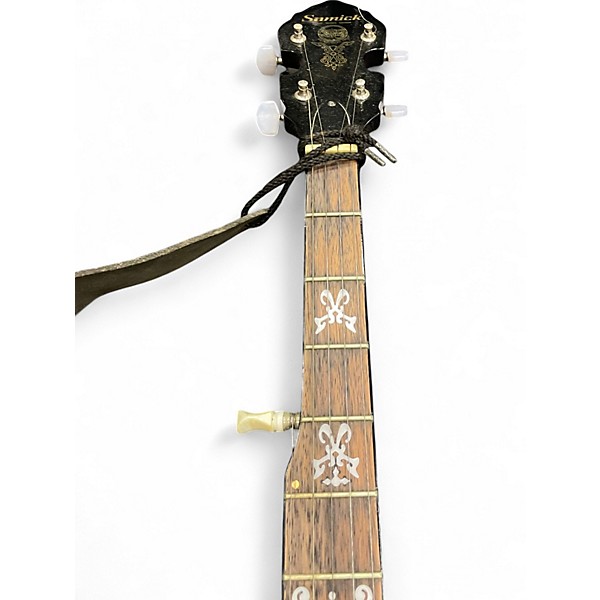 Used Samick Banjo Brown Banjo