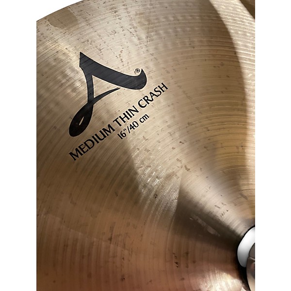 Used Zildjian 16in A Custom Crash Cymbal