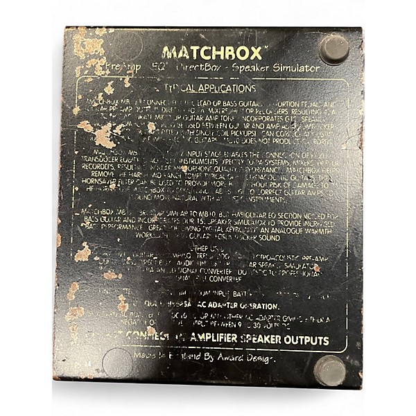 Used Award MATCHBOX ACOUSTIC PREAMP