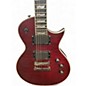 Used ESP LTD EC401QM Red Solid Body Electric Guitar
